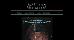 Desktop Screenshot of maltzanartmetal.com